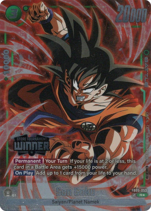 Son Goku (FB05-053) (Tournament Pack -Winner- 06) [Fusion World Tournament Cards] - for just $14.55! 