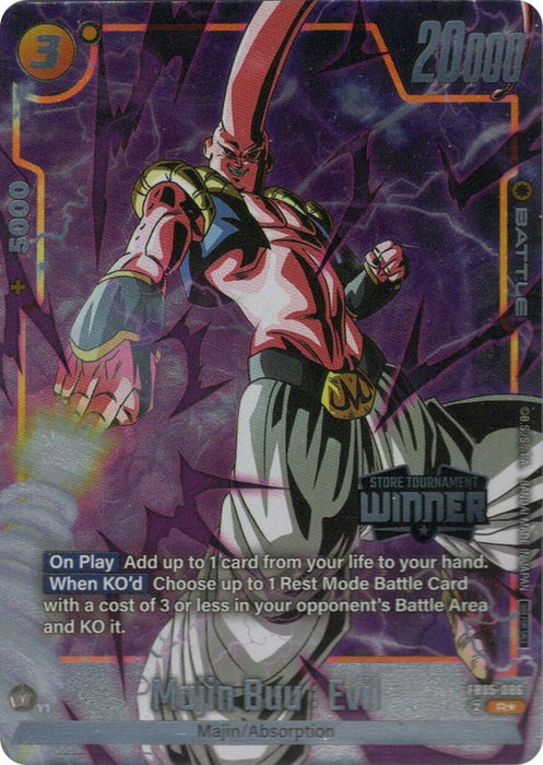 Majin Buu : Evil (Tournament Pack -Winner- 06) [Fusion World Tournament Cards] - for just $4.95! 