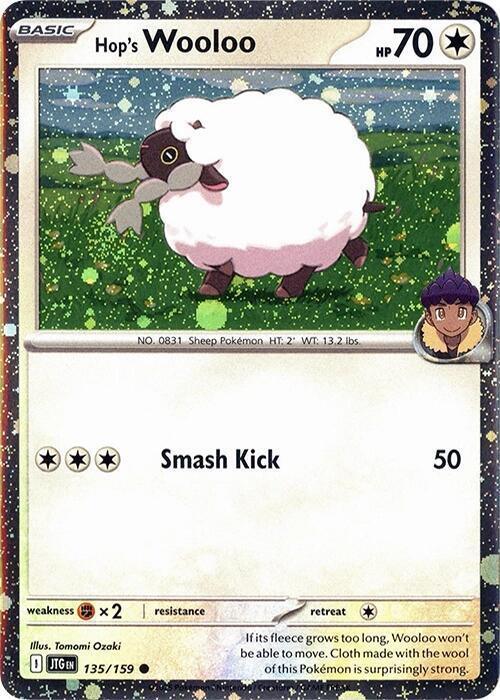 Hop's Wooloo (135/159) (Cosmos Holo) [Scarlet & Violet: Journey Together] - for just $0.15! 