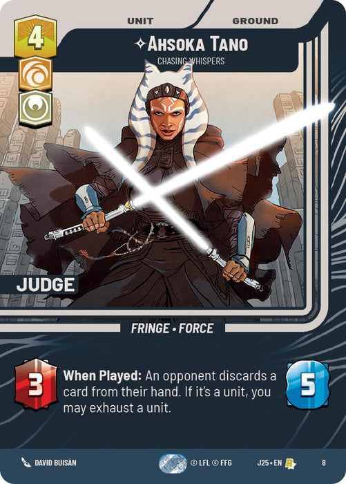 Ahsoka Tano - Chasing Whispers (8) (8) [Judge Promos] - for just $11.30! 