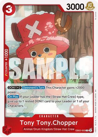 Tony Tony.Chopper (EB02-003) - Extra Booster: Anime 25th Collection Foil - for just $0.40! 
