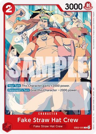 Fake Straw Hat Crew (EB02-005) - Extra Booster: Anime 25th Collection - for just $0.05! 