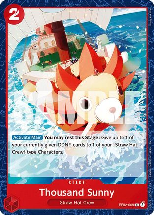 Thousand Sunny (EB02-009) - Extra Booster: Anime 25th Collection - for just $0.05! 