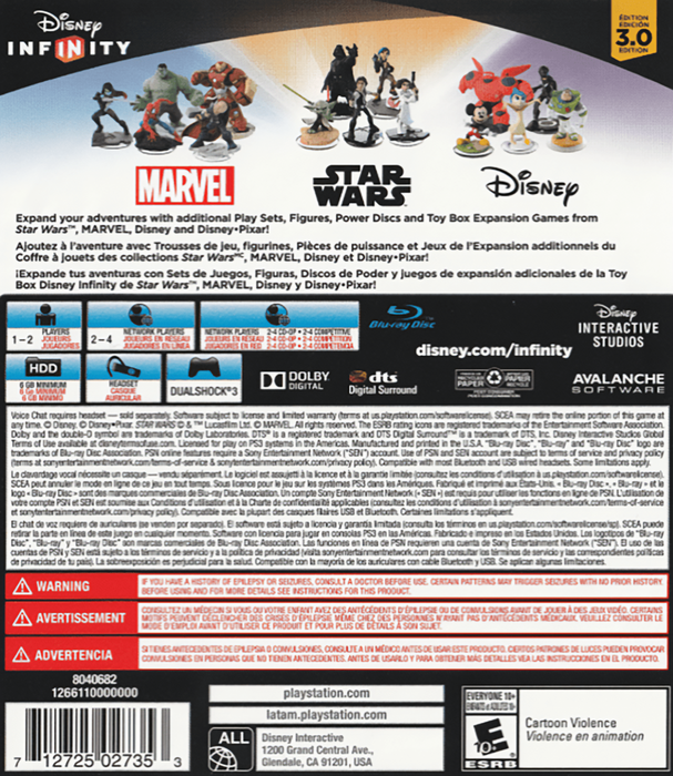Disney Infinity 3.0 – PlayStation 3 (PS3) - for just $6.99! 
