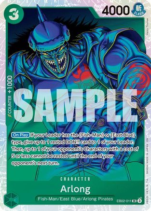 Arlong (EB02-011) - Extra Booster: Anime 25th Collection Foil - for just $1.07! 