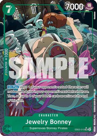 Jewelry Bonney (Alternate Art) (EB02-015) - Extra Booster: Anime 25th Collection Foil - for just $5.95! 