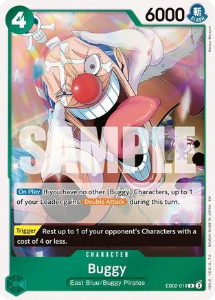 Buggy (EB02-018) - Extra Booster: Anime 25th Collection Foil - for just $0.33! 