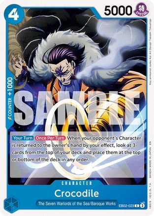 Crocodile (EB02-023) - Extra Booster: Anime 25th Collection - for just $0.08! 