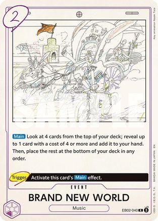 BRAND NEW WORLD (EB02-040) - Extra Booster: Anime 25th Collection Foil - for just $0.65! 