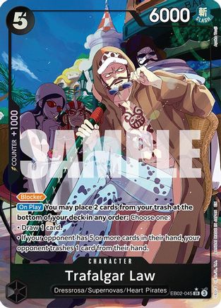 Trafalgar Law (Alternate Art) (EB02-045) - Extra Booster: Anime 25th Collection Foil - for just $8.40! 