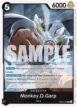 Monkey.D.Garp (EB02-049) - Extra Booster: Anime 25th Collection Foil - for just $0.13! 