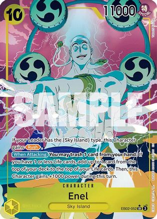 Enel (Alternate Art) (EB02-052) - Extra Booster: Anime 25th Collection Foil - for just $21.07! 