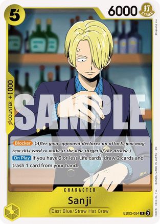 Sanji (EB02-054) - Extra Booster: Anime 25th Collection Foil - for just $0.30! 