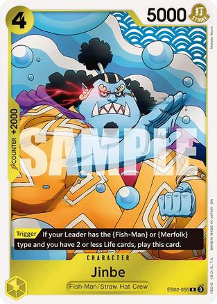 Jinbe (EB02-055) - Extra Booster: Anime 25th Collection Foil - for just $0.13! 