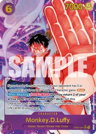 Monkey.D.Luffy (061) (Alternate Art) (EB02-061) - Extra Booster: Anime 25th Collection Foil - for just $30.15! 