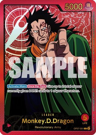Monkey.D.Dragon (SPR) (OP07-001) - Extra Booster: Anime 25th Collection Foil - for just $309.05! 