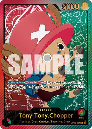 Tony Tony.Chopper (SPR) (OP08-001) - Extra Booster: Anime 25th Collection Foil - for just $1089.03! 
