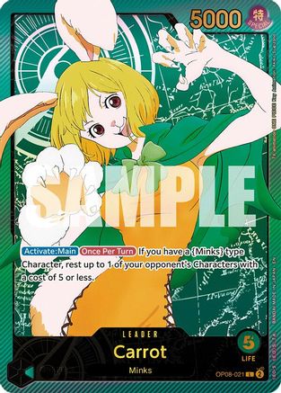 Carrot (SPR) (OP08-021) - Extra Booster: Anime 25th Collection Foil - for just $298.90! 