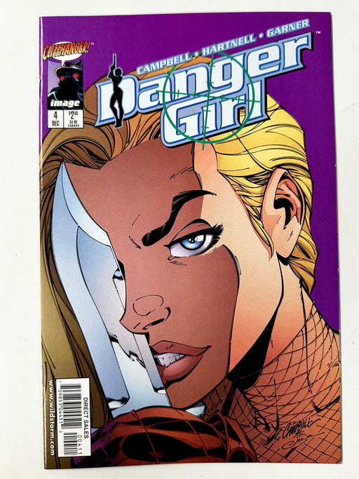 Danger Girl #4 J Scott Campbell Large Knife Variant Image Cliffhanger 1998 - for just $20! 