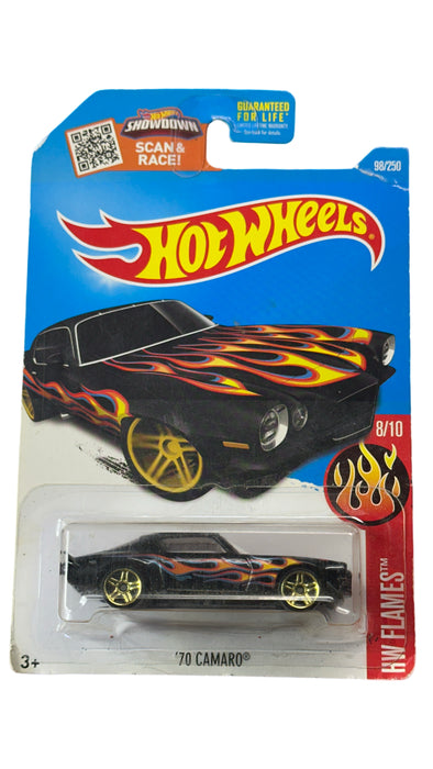 Hot Wheels (2016) 8/10 '70 Camaro HW Flames 98/250 - for just $12.99! 