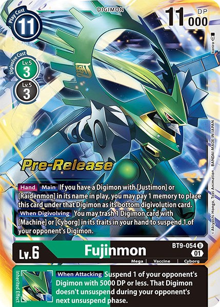 Fujinmon [BT9-054] [X Record Pre-Release Promos] - Just $0.35! Shop now at Retro Gaming of Denver