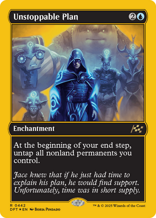 Unstoppable Plan (DFT-442) - Aetherdrift: (enchantment) Foil - for just $2.84! 