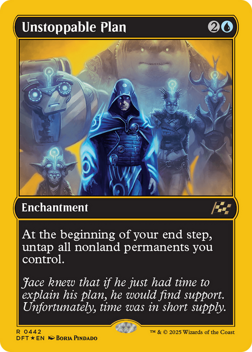 Unstoppable Plan (DFT-442) - Aetherdrift: (enchantment) Foil - for just $2.78! 