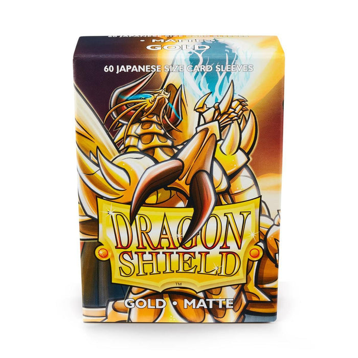 Dragon Shield: Japanese Size 60ct Sleeves - Gold (Matte) - Just $0! Shop now at Retro Gaming of Denver