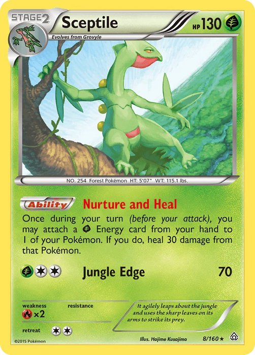 Sceptile (8/160) [XY: Primal Clash] - for just $0.95! 
