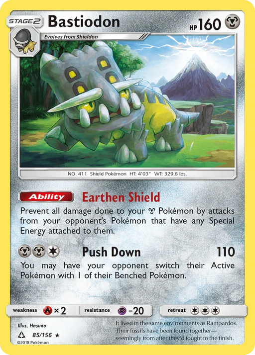 Bastiodon (85/156) [Sun & Moon: Ultra Prism] - for just $0.40! 