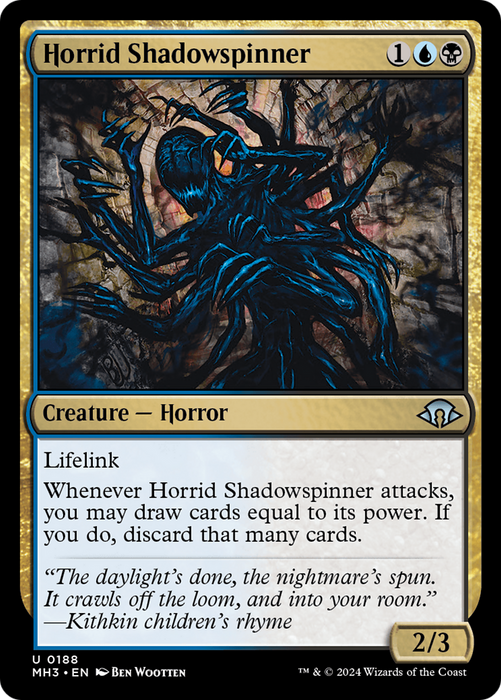 Horrid Shadowspinner (MH3-188) - Modern Horizons 3 - for just $0.06! 
