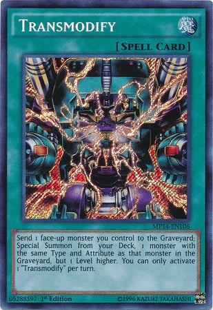 Transmodify [MP14-EN106] Secret Rare - for just $0.20! 