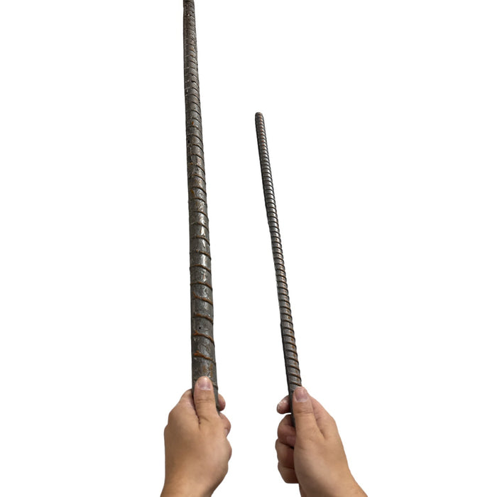 48 Inch Foam Rubber Deformed Steel Rebar Action Prop with Bendable Core - for just $80! 