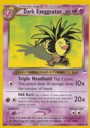 Dark Exeggutor (33/105) [Neo Destiny Unlimited] - for just $1.80! 