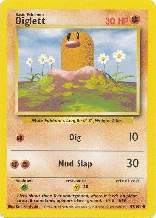 Diglett (47/102) [Base Set Unlimited] - for just $0.40! 