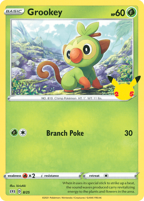 Grookey (8/25) [McDonald's 25th Anniversary] - for just $0.10! 