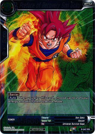 Preface of Recovery Son Goku (Event Pack 2 - 2018) (P-047_PR) [Promotion Cards] - for just $0.25! 