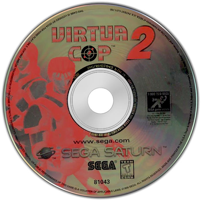 Virtua Cop 2 – Sega Saturn (SS) - for just $24.99! 