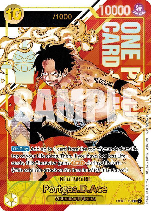 Portgas.D.Ace (Serial Numbered) [One Piece Promotion Cards] - for just $1280! 
