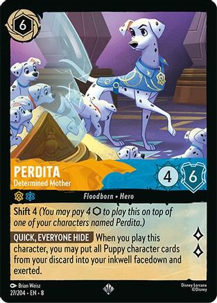 Perdita - Determined Mother (27/204) - Reign of Jafar Cold Foil - for just $0.39! 