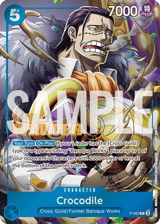 Crocodile (Store 2-on-2 Battle 2025 Winner) (P-082) - One Piece Promotion Cards Foil - for just $11.10! 