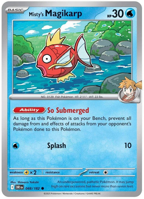 Misty's Magikarp (048/182) [Scarlet & Violet: Destined Rivals] - for just $0.10! 