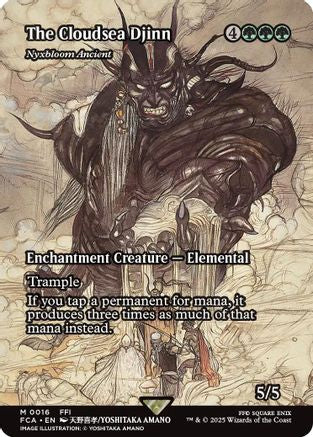 The Cloudsea Djinn - Nyxbloom Ancient (Showcase) (FCA-016) - FINAL FANTASY: Through the Ages - for just $9.25! 