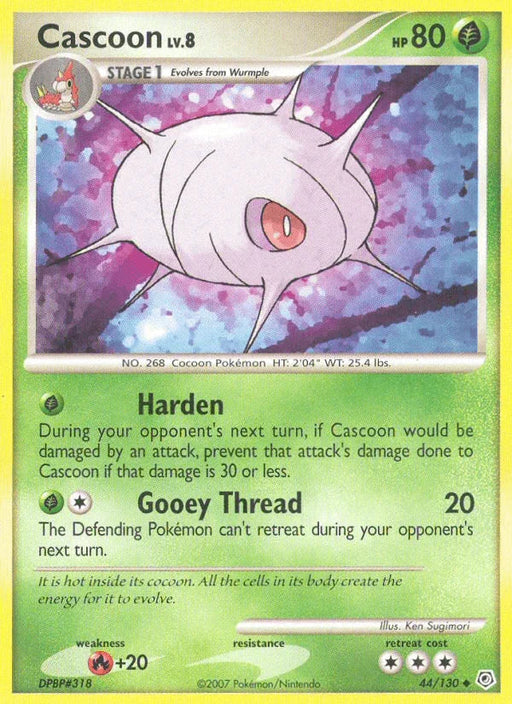 Cascoon (44/130) [Diamond & Pearl: Base Set] - for just $0.25! 