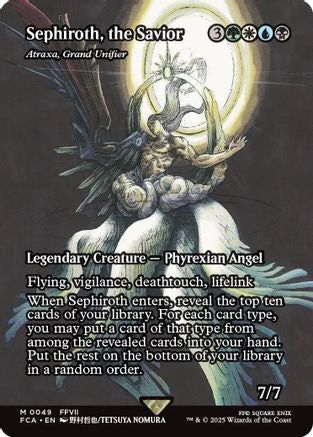 Sephiroth, the Savior - Atraxa, Grand Unifier (Showcase) (FCA-049) - FINAL FANTASY: Through the Ages Foil - for just $59.25! 