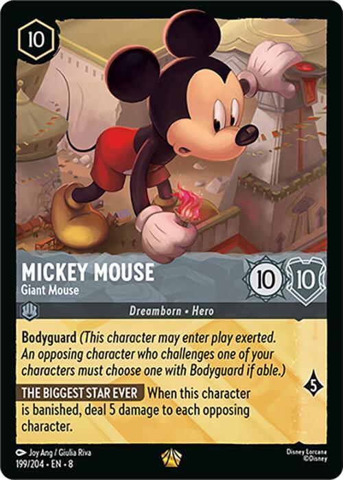 Mickey Mouse - Giant Mouse (199/204) [Reign of Jafar] - for just $1.35! 
