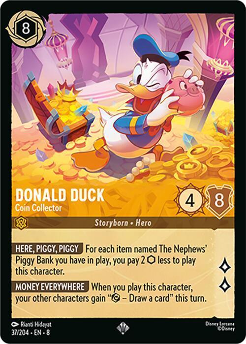 Donald Duck - Coin Collector (37/204) [Reign of Jafar] - for just $0.10! 