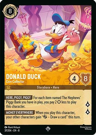 Donald Duck - Coin Collector (37/204) - Reign of Jafar - for just $0.08! 