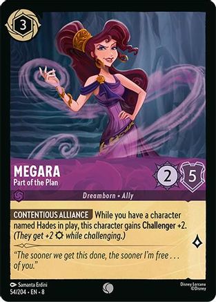 Megara - Part of the Plan (54/204) - Reign of Jafar - for just $0.03! 