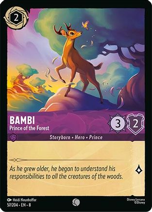 Bambi - Prince of the Forest (57/204) - Reign of Jafar - for just $0.03! 